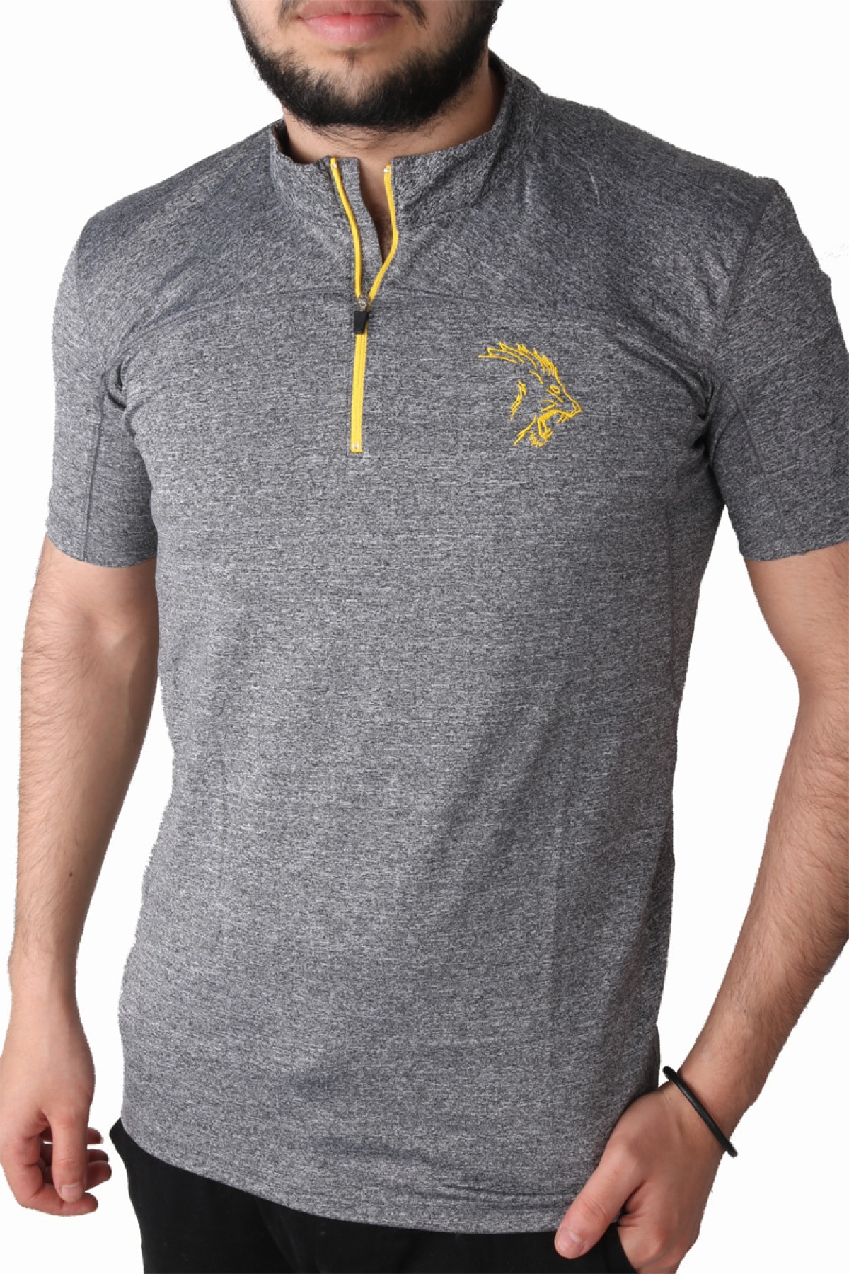 Erkek Gri T-shirt Vkngsj1001