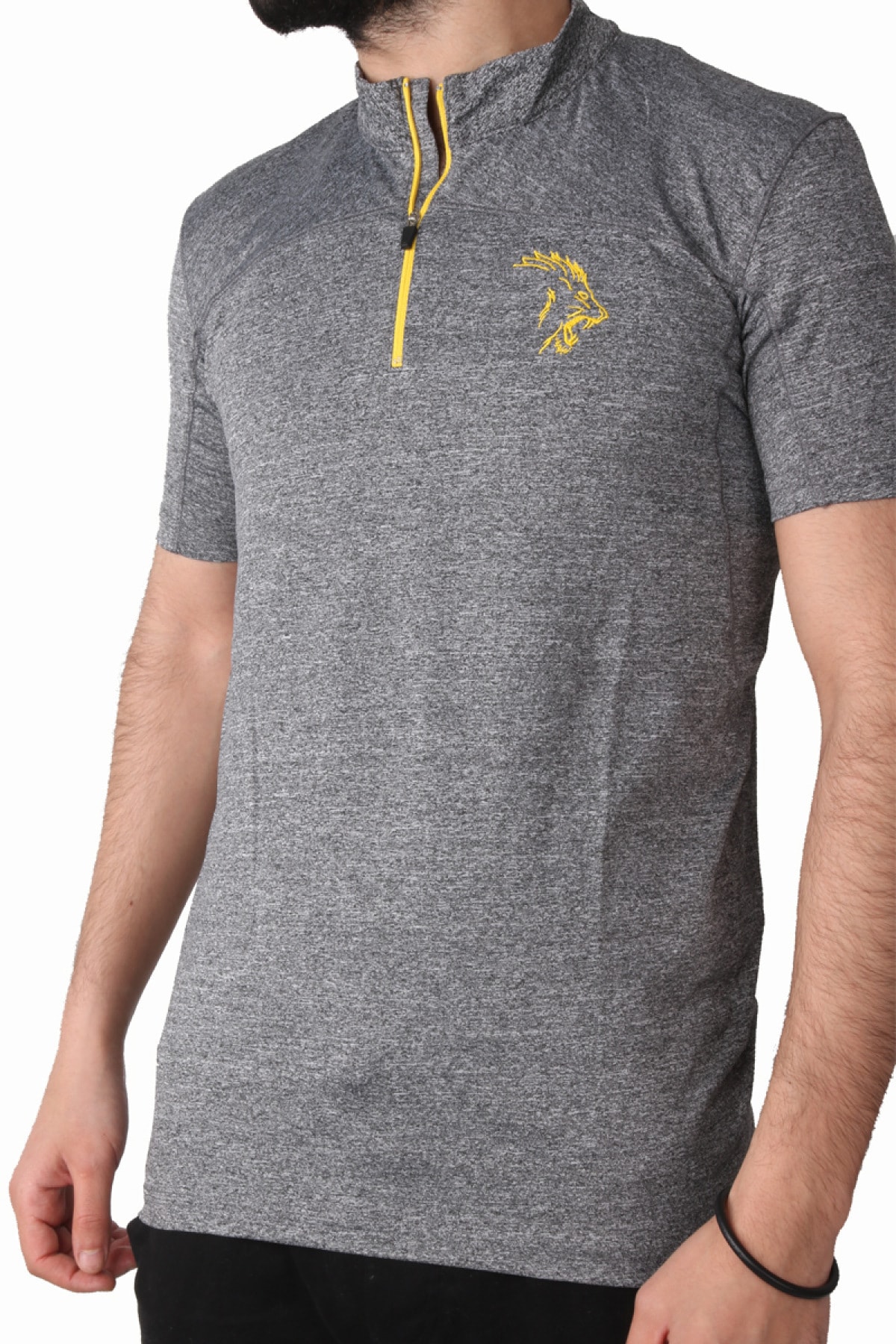 Erkek Gri T-shirt Vkngsj1001