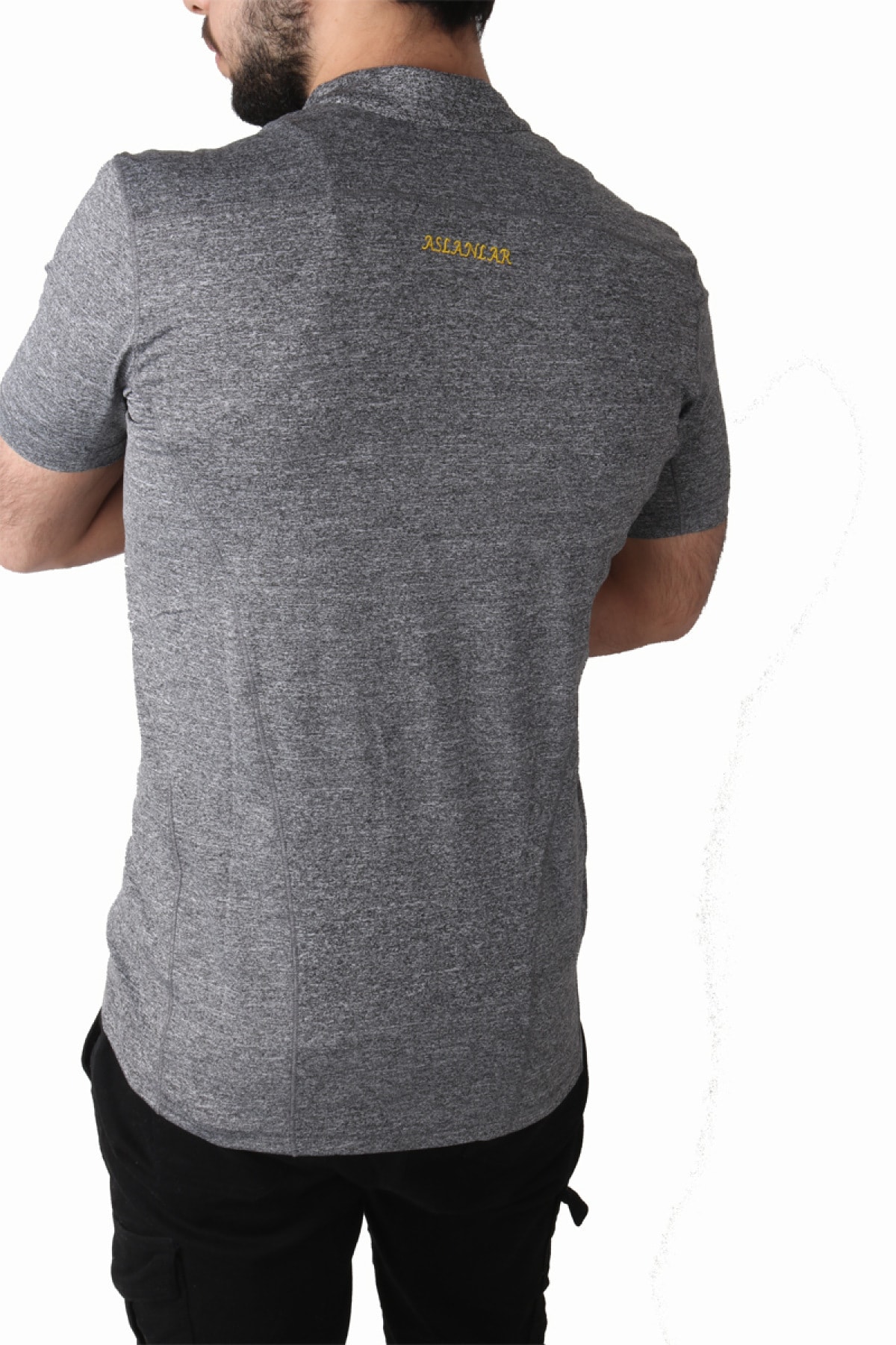 Erkek Gri T-shirt Vkngsj1001