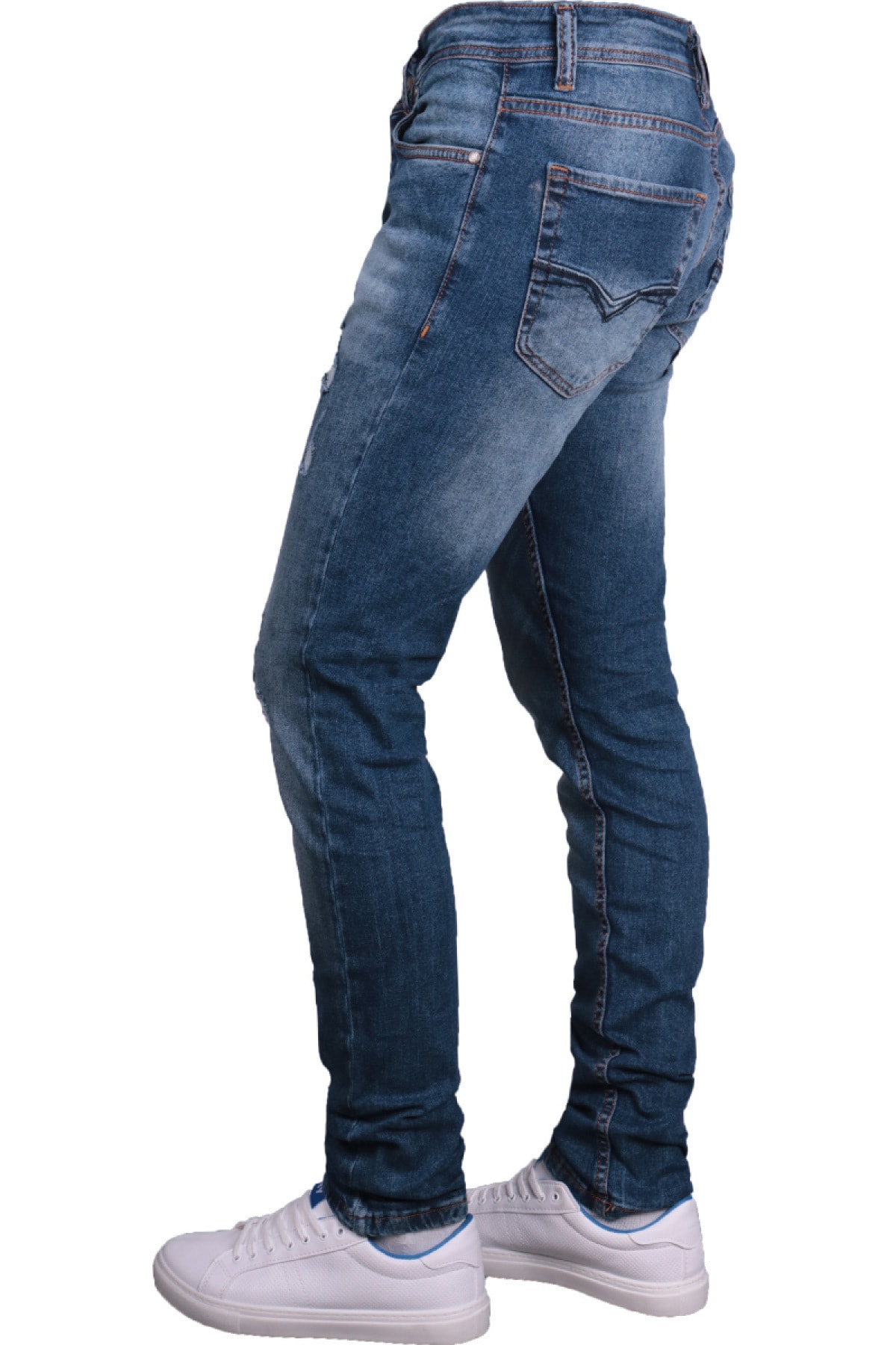 Erkek Mavi Kot Pantolon Vkngsj83128