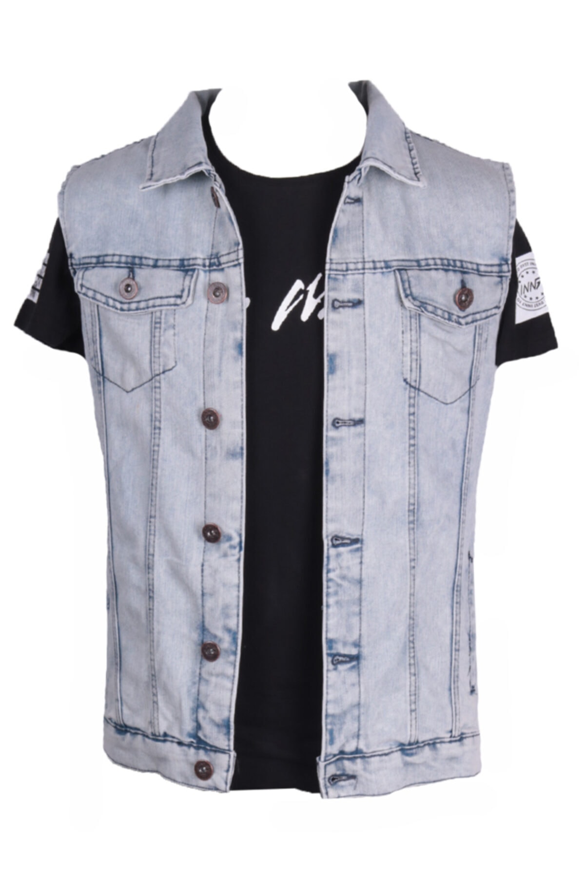 Erkek Denim  Spor Yelek Vkngsj83318