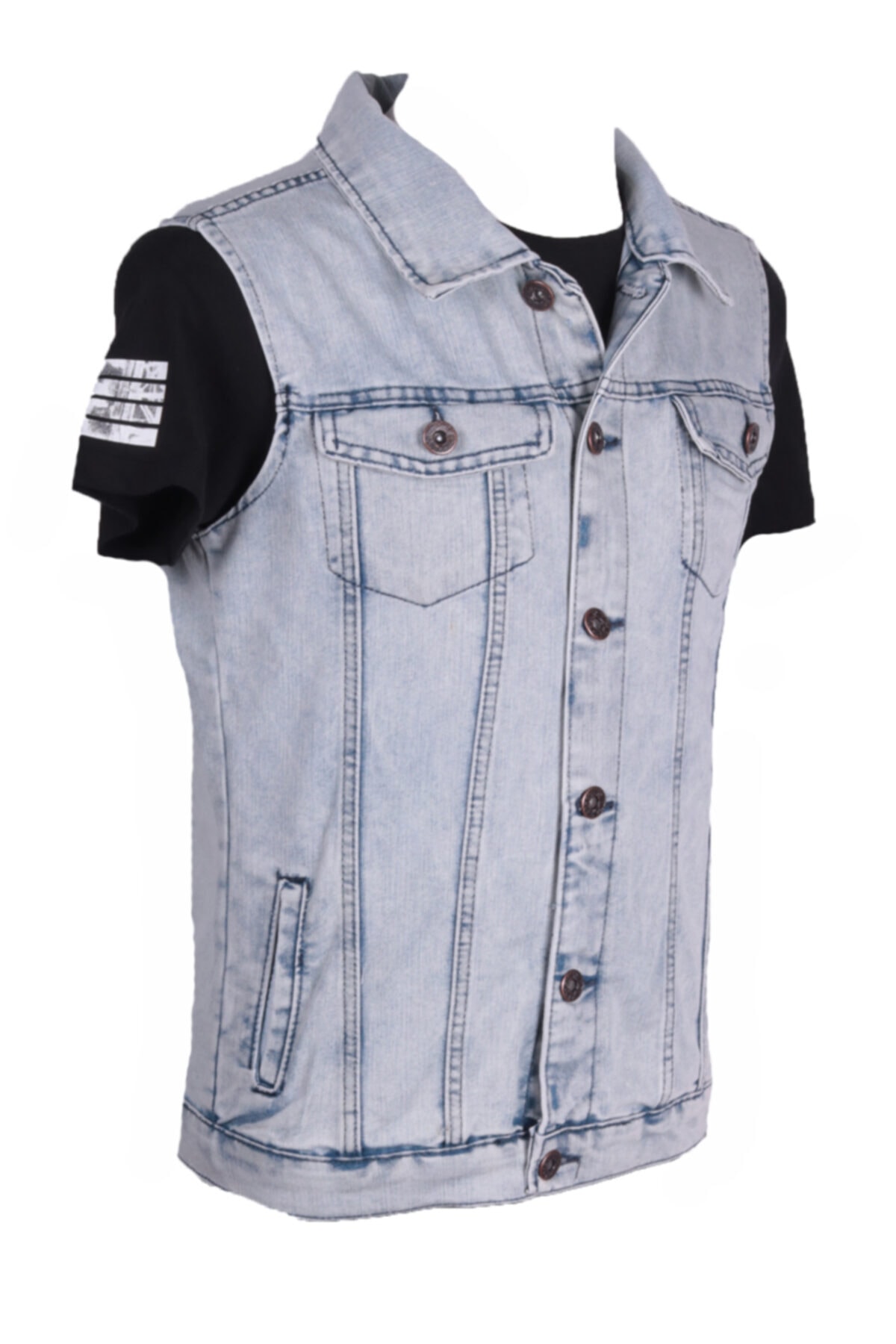 Erkek Denim  Spor Yelek Vkngsj83318